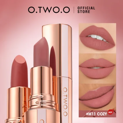 O.TWO.O  Velvet Mist Matte Finish Lipstick Hot Moving