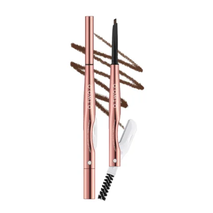 O.TWO.O 3-in-1 Eyebrow Pen – Pencil, Brush & Scraper